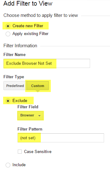 Event Spam Analytics Filter