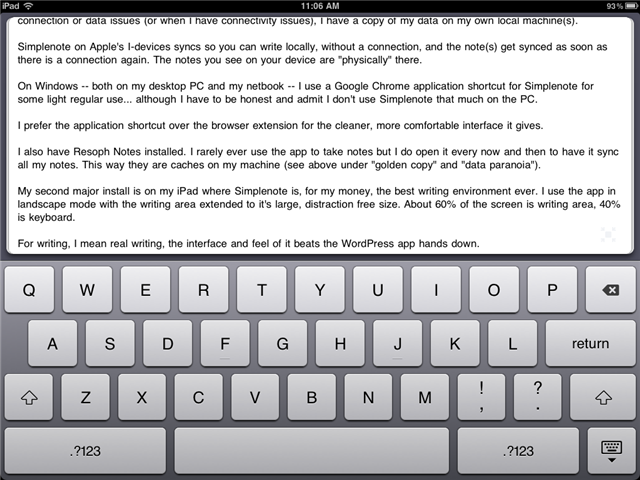 simplenote-ipad